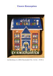 Kindergarten-Konzeption - Ev.-Luth. Kirchengemeinde Gleschendorf