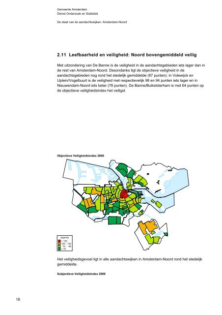 De staat van de aandachtswijken: Amsterdam-Noord