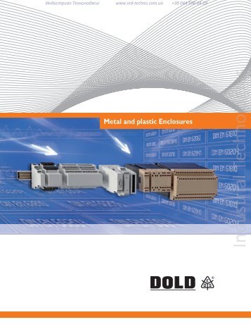 Metal and plastic Enclosures DOLD - Industrial Technologies