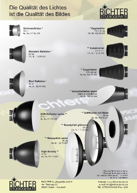 Lichtformer Metall