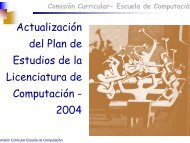 Foro-actualizaciÃ³n Plan de estudios 2004 - Facultad de Ciencias-UCV