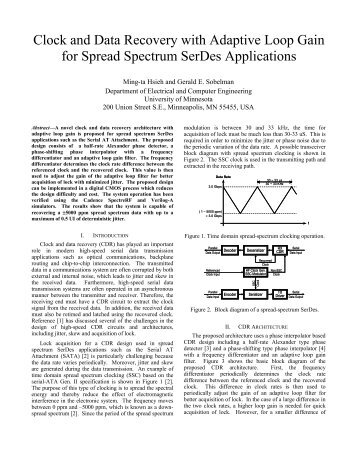 a combined clock and data recovery circuit with adaptive jsts