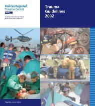 Trauma Guidelines - Health First