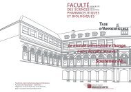 en cliquant ici - FacultÃ© de Pharmacie - L'UniversitÃ© Paris Descartes