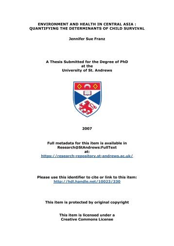 Jennifer S. Franz PhD thesis.pdf - Research@StAndrews:FullText ...