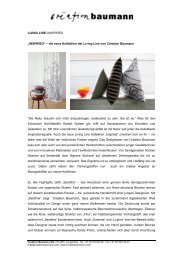 Text als PDF - Création Baumann
