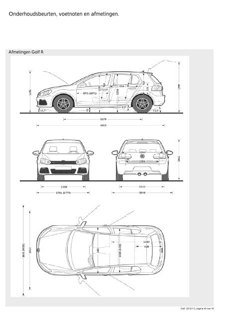 VW Golf prijs - Fleetwise