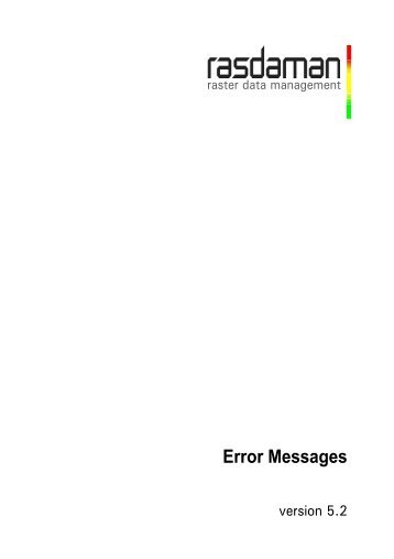 Error Messages - faculty.jacobs-university.de