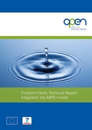 Footprint Family Technical Report: Integration into MRIO model