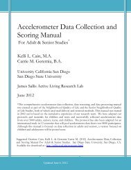 Accelerometer Data Collection and Scoring Protocol - IPEN