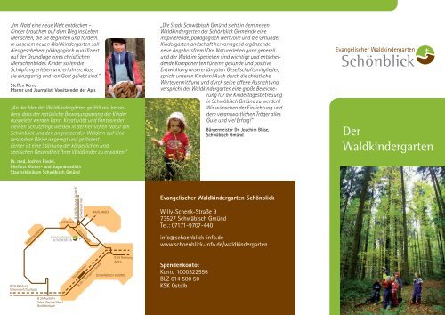 Der Waldkindergarten - Schönblick
