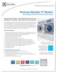 450G “H” Model Washers – Soft Mount - Laundrylux