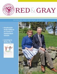 Red & Gray Magazine 2011 - The Fessenden School