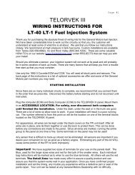product installation instructions - Ron Francis Wiring