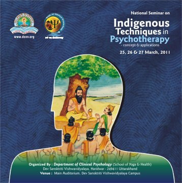 Indigenous Techniques in - Dev Sanskriti Vishwavidyalaya