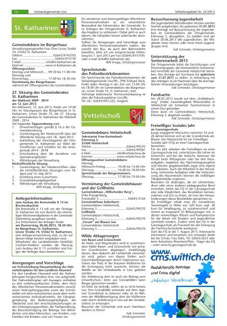 Ausgabe Nr. 23 vom 05.06.2013 - Verbandsgemeindeverwaltung ...