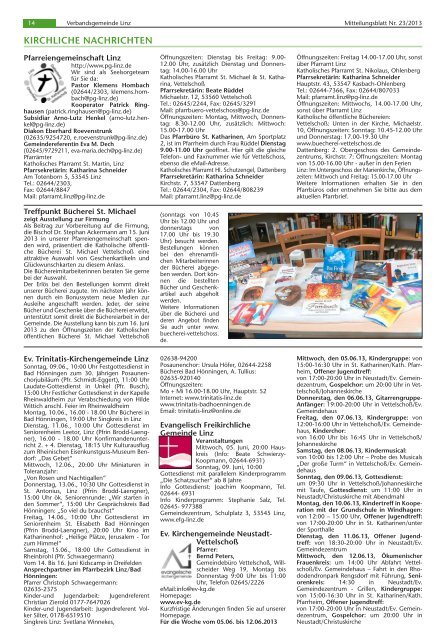 Ausgabe Nr. 23 vom 05.06.2013 - Verbandsgemeindeverwaltung ...