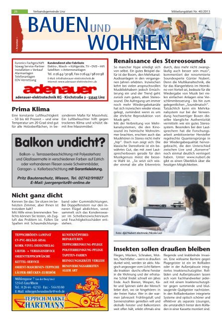 Ausgabe Nr. 23 vom 05.06.2013 - Verbandsgemeindeverwaltung ...