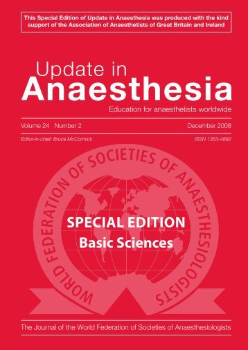 Anaesthesia - Update in Anaesthesia - World Federation of ...
