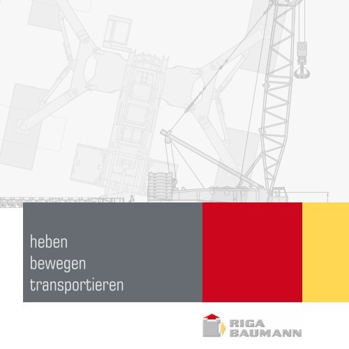 heben bewegen transportieren - RIGA-BAUMANN