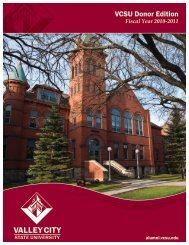 VCSU Donor Edition - Alumni Association - Valley City State University