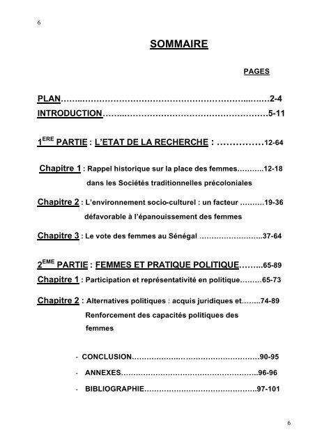 FEMMES ET PRATIQUE POLITIQUEâ¦â¦... - Droits de l'Homme et ...