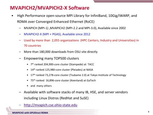 Accelerating High Performance Computing with GPUDirect RDMA