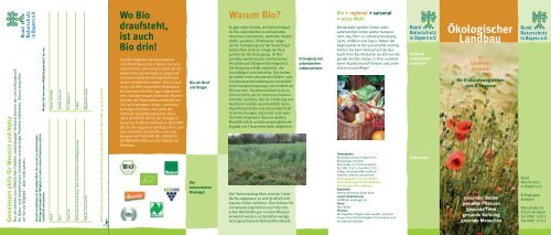 Warum Bio? - Bund Naturschutz Kreisgruppe Ansbach