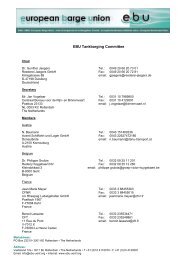 EBU Tankbarging Committee - EBU - UENF