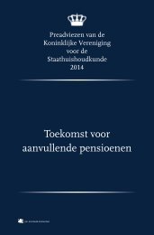 Toekomst voor aanvullende pensioenen