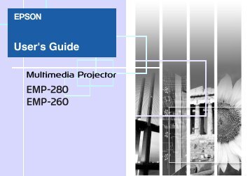 EPSON EMP-280/EMP-260 User's Guide