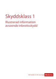 Skyddsklass 1 - Moderna FÃ¶rsÃ¤kringar