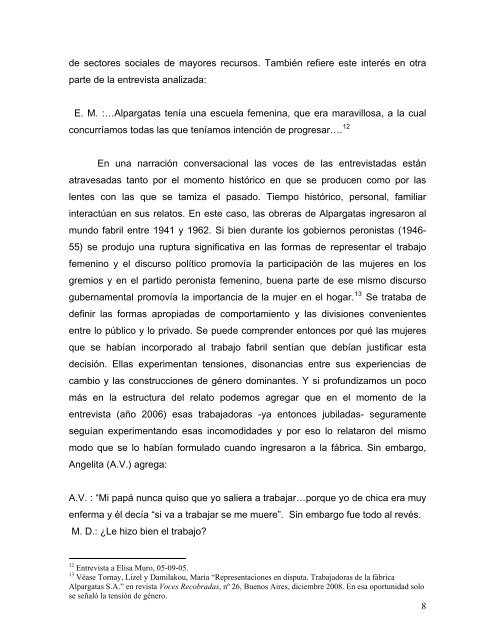 Aportes y problemas de los testimonios orales en la construcciÃ³n ...