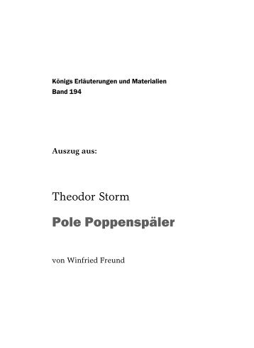 Personenkonstellation und Charakteristiken - Schule-Studium.de