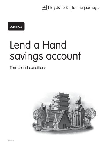 Lend a Hand savings account - Lloyds Banking Group - Lloyds TSB