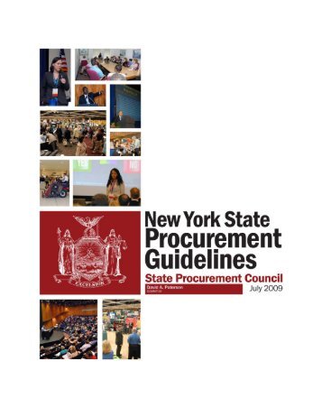 Procurement Guidelines - New York State Office of General Services
