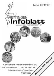 Infoblatt Mai 2002 - Herzlich Willkommen bei STV Wettingen Online ...