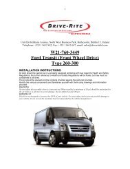 are ford transits front wheel drive