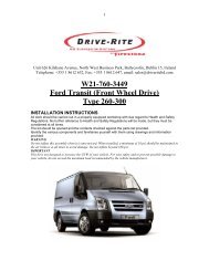 W21-760-3449 Ford Transit (Front Wheel Drive) Type 260-300