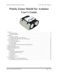 zumo shield arduino