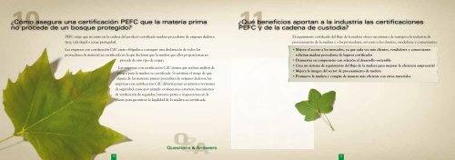 Preguntas frecuentes sobre PEFC - International Paper