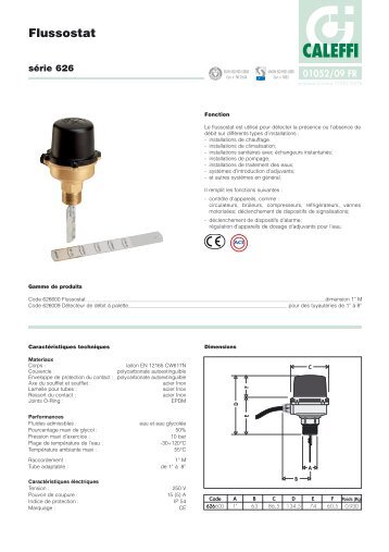 Flussostat - Caleffi