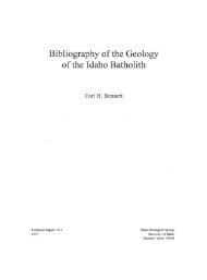 Geology - Idaho Geological Survey