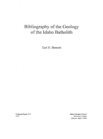 Geology - Idaho Geological Survey