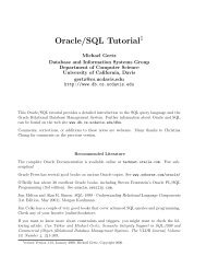 Oracle/SQL Tutorial - To DataJett.com