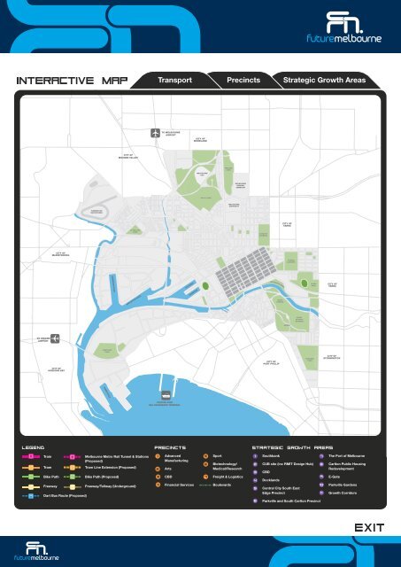 Strategic Growth Areas Transport Precincts - Future Melbourne