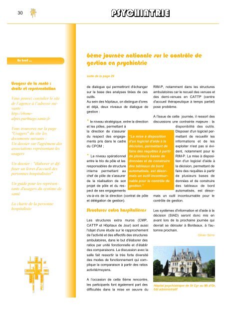 ARH Info NÂ° 52 mai 2009 - Parhtage santÃ©