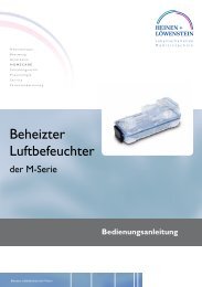 Download PDF Gebrauchsanweisung - Heinen + LÃ¶wenstein