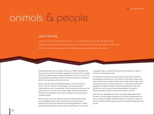 2008 Annual Report - Denver Zoo