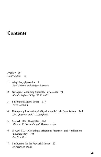 6 N-Acyl ED3A Chelating Surfactants: Properties and Applications in ...